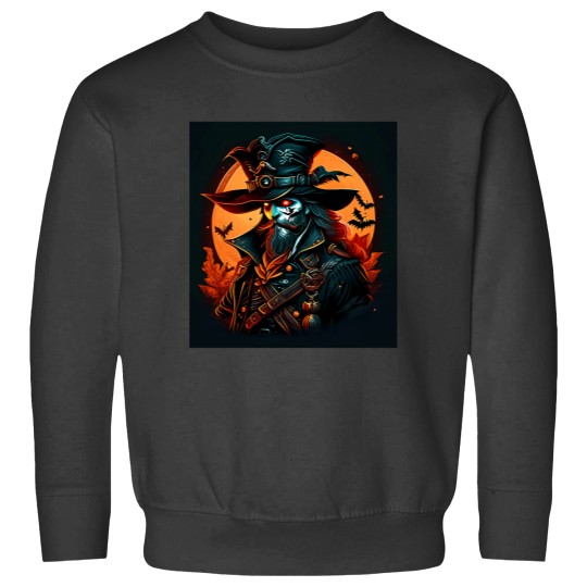 Discover Spooky Pirate Comic Cartoon for Halloween Sweatshirts