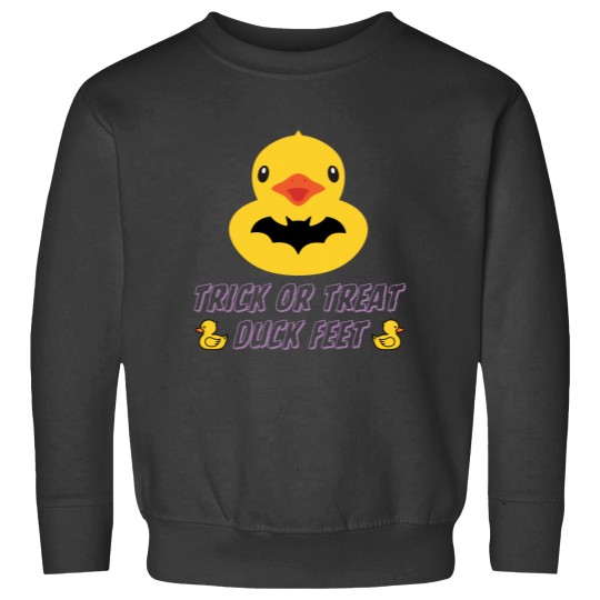 Discover Bat Rubber Ducky - Treat or Treat Duck Feet Sweatshirts