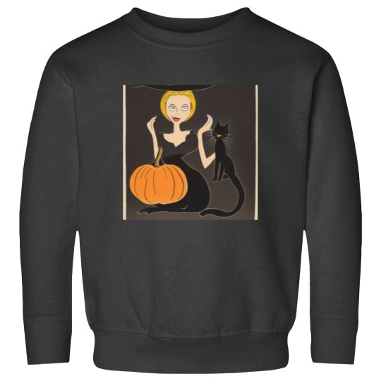 Discover Halloween Witch & Cat Sweatshirts