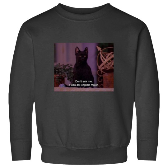Discover Salem the Cat - English Major Sweatshirts
