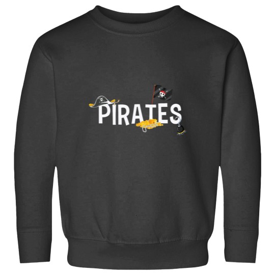 Discover Pirates Font with Associated Piratey Images Sweatshirts
