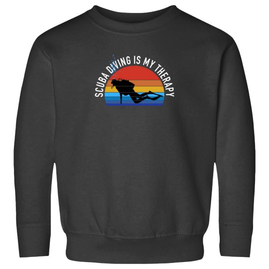 Discover Scub a Divin g Is My Therapy 1110 Sweatshirts