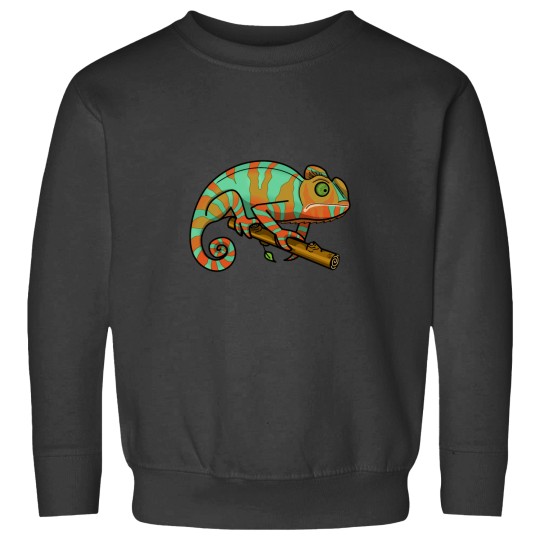 Discover Blue and orange chameleon Sweatshirts