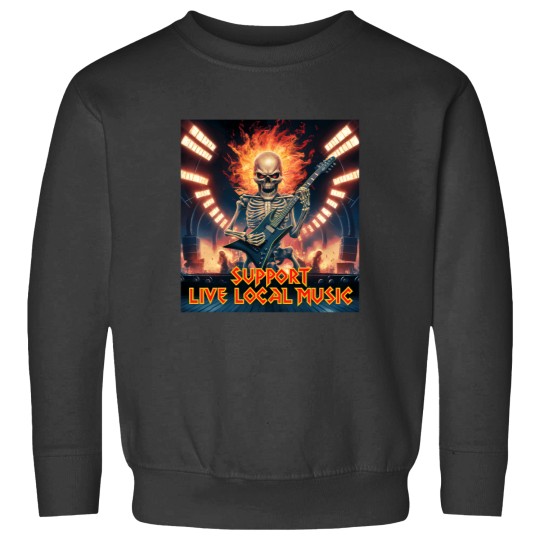 Discover 3 Support Live Local Music Sweatshirts