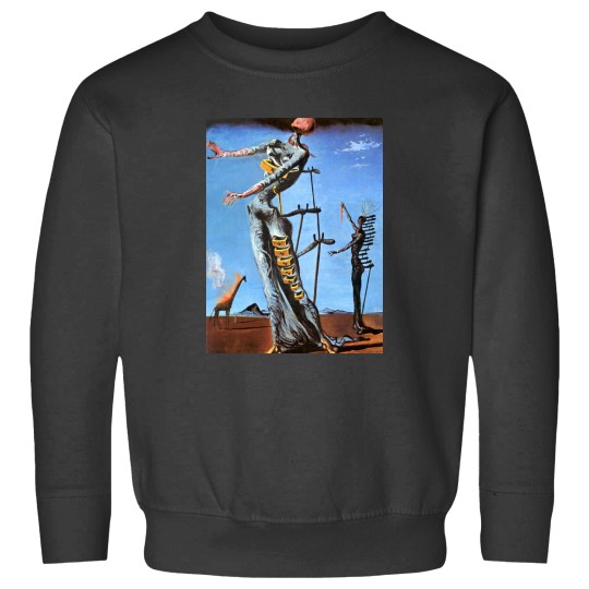 Discover Salvador Dali The Burning Giraffe Art Print Surrealism Surreal Style Sweatshirts