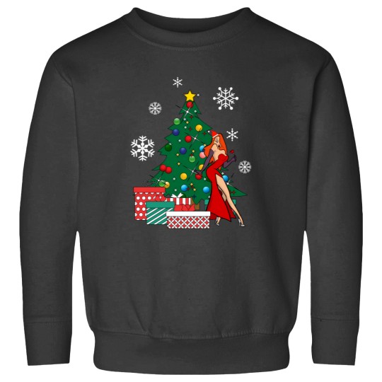 Discover Jessica Rabbit Around The Christmas Tree Sweatshirts