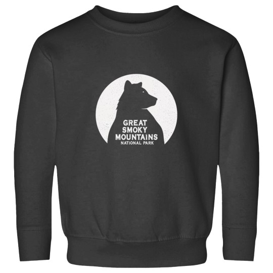 Discover Great Smoky Mountains Black Bear Moon Sweatshirts