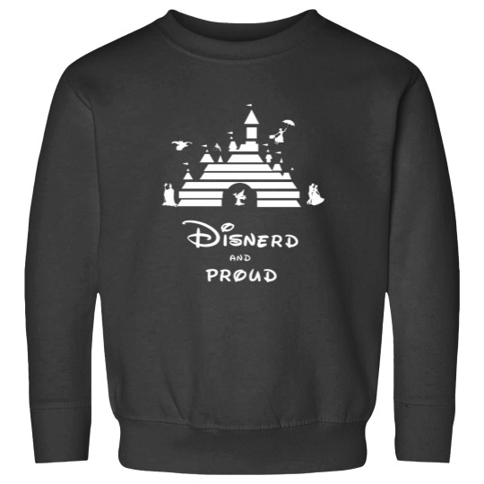 Discover Disnerd and Proud white Sweatshirts