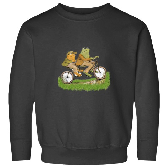 Discover frog and toad on the bike Sweatshirts