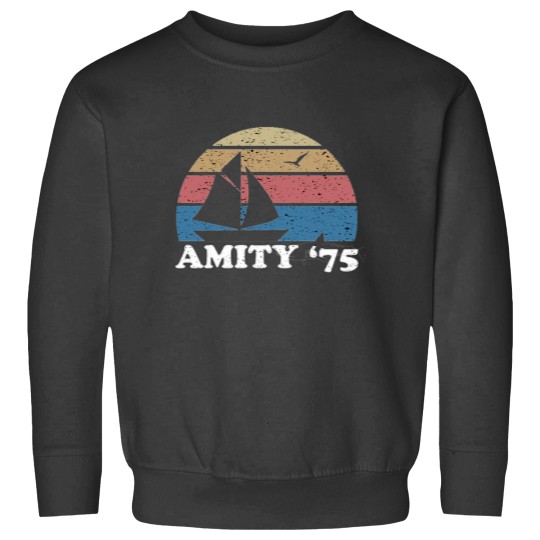 Discover Amity '75 - The Summer of Great White Shark Jaws Sweatshirts