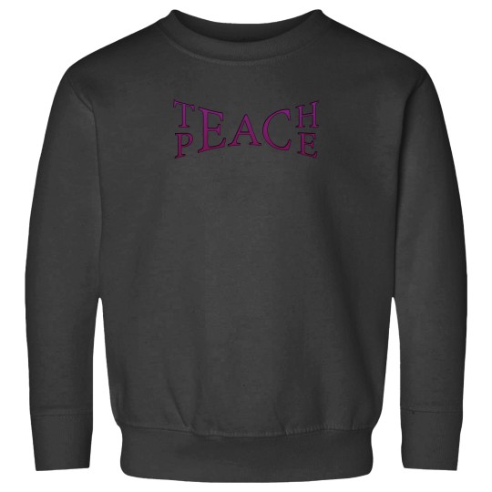 Discover Teach Peace -Purple Roufxis-Rb 8246 Sweatshirts