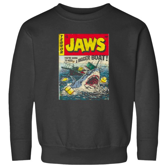 Discover Jaws 1 Edition Comic Book Cover Sweatshirts