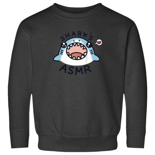 Discover Shark’s ASMR shark ASMR funny shark face Sweatshirts