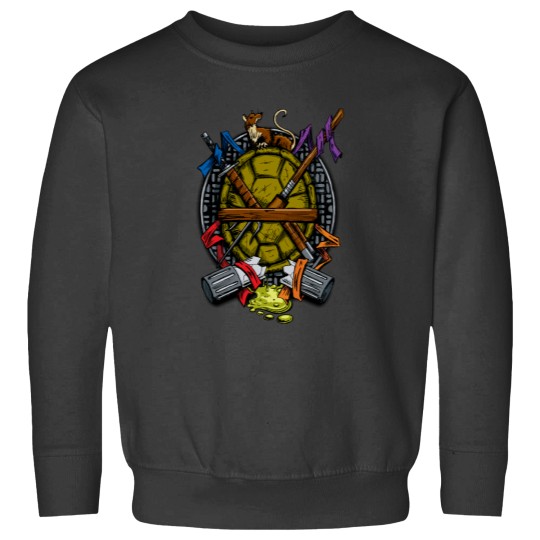 Discover Turtle Family Crest - Full Color Sweatshirts