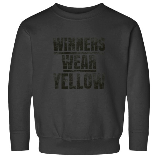 Discover Winners Wear Yellow Color Warss Camp Team Game Competition Sweatshirts