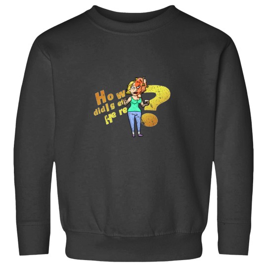 Discover How Did I Get Here Interdimensional Cable Show Sweatshirts