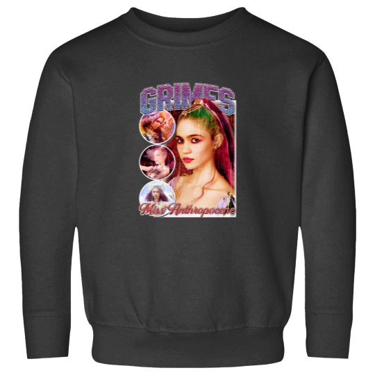 Discover Grimes Vintagess 90s BOOTLEG Style Essential Essential Sweatshirts