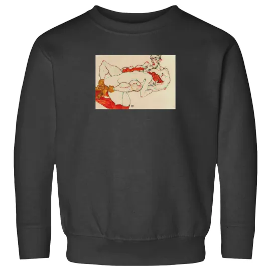 Discover Egon Schiele - Lovers (1913) 9822 Sweatshirts