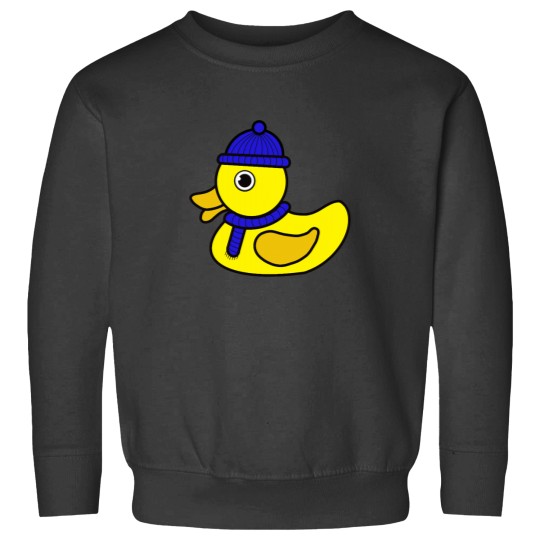 Discover Yellow Winter Duck Active Sweatshirts