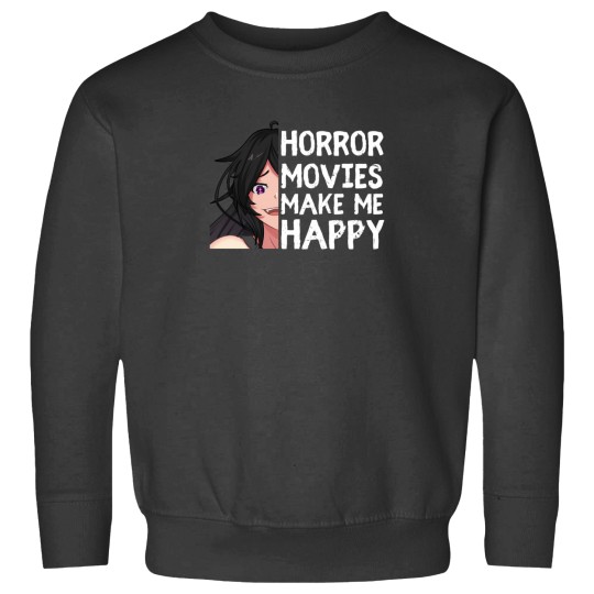 Discover I Love Horror Movies  Anime Girl Sweatshirts