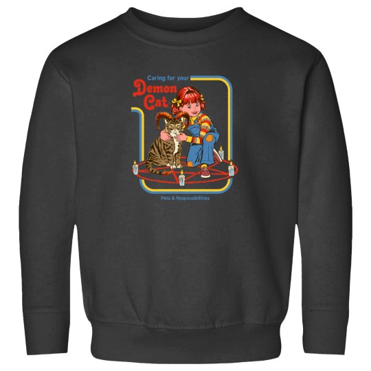 Discover Caring For Your Demon Cat Sweatshirts