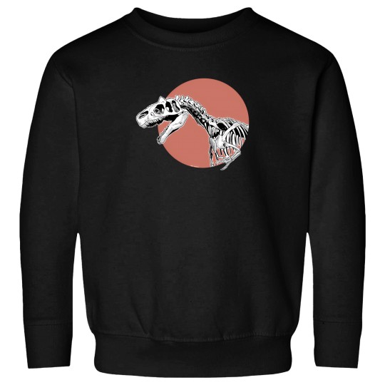 Discover Allosaurus Skeletal Red 1 Sweatshirts