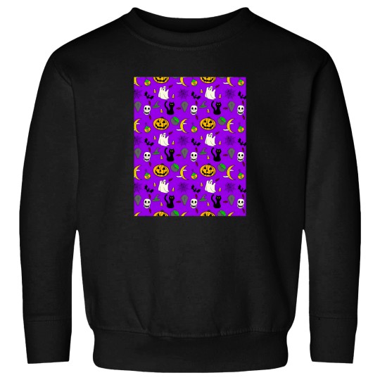 Discover Spooky Cute Halloween Pattern Sweatshirts