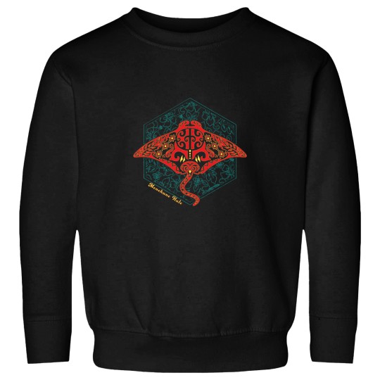 Discover Hawaiian Manta Ray Ocean Design Sweatshirts