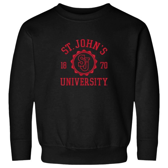 Discover St Johns Red Storm Stamp Logo Officially License Sweatshirts