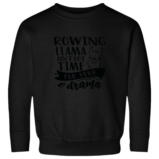 Discover Rowing Funny Llama Drama Sweatshirts
