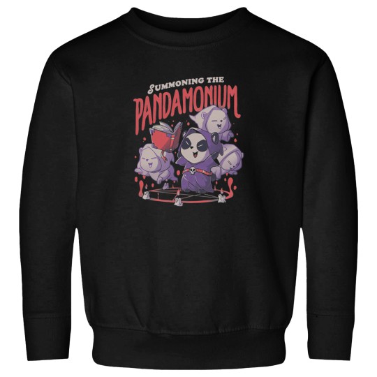 Discover Panda TShirtsummoning The Pandamonium  Cute Funny Evil Creepy Panda Gift Sweatshirts