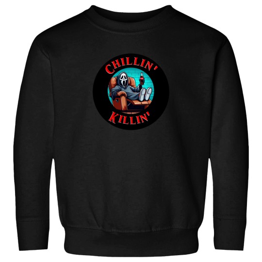 Discover Chillin' Killin'  Ghostface Scream Sweatshirts