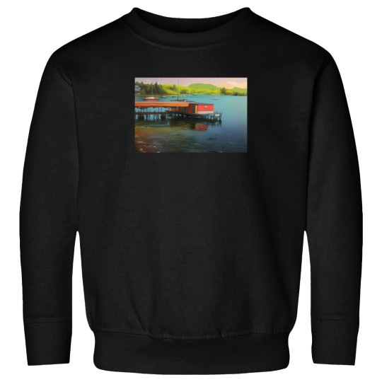 Discover Boathouse On The Water Sweatshirts