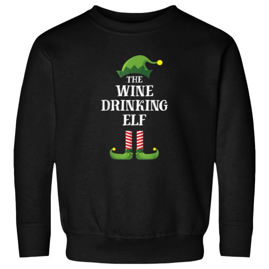 Discover winess Drinking Elf Matching Family Group Christmas Sweatshirts