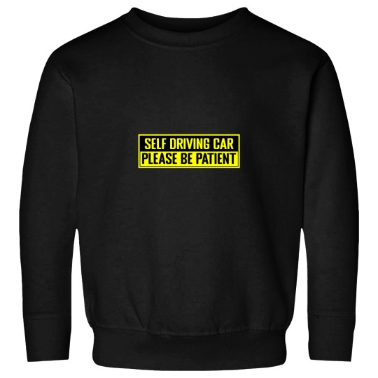 Discover bumper Self Driving Car Please Be PatientActive Sweatshirts