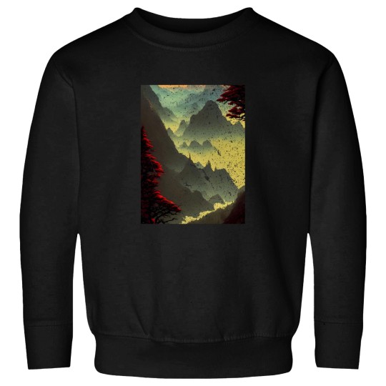 Discover Yellow valley Graphic Sweatshirts