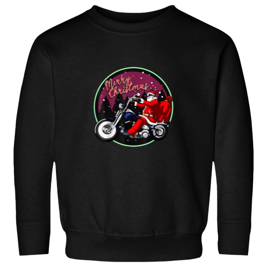 Discover Merry Christmas Santa Claus Racing Christmas Tree Sweatshirts