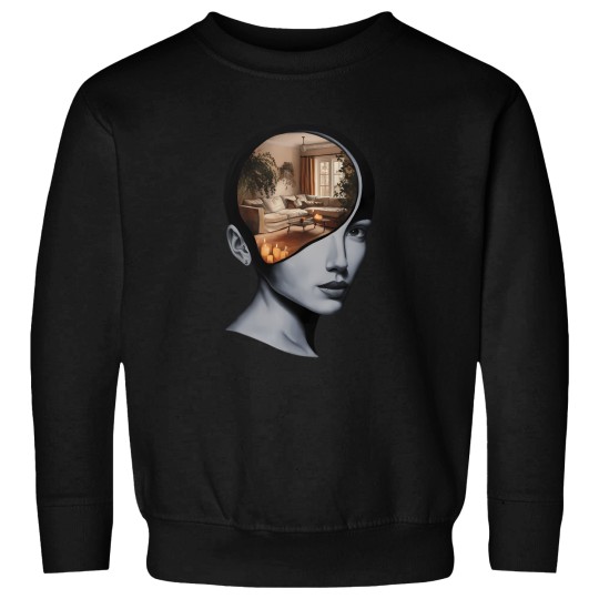 Discover Woman Thinking About Home Sweatshirts