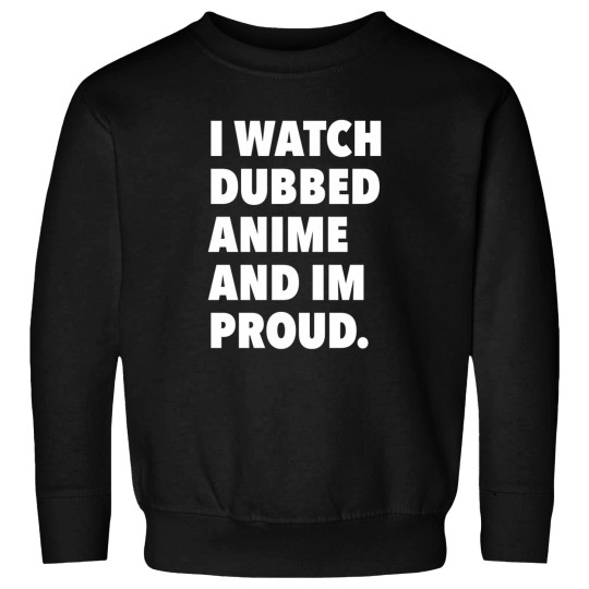 Discover Dubbed Anime Sweatshirts