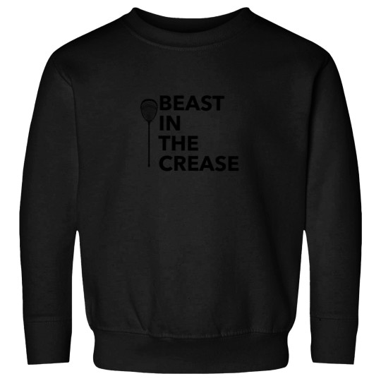 Discover Lacrosse Goalie Beast In The Crease Sweatshirts