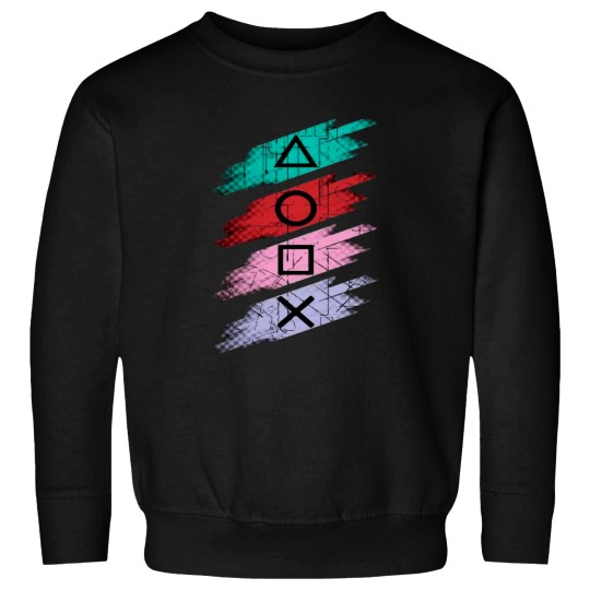Discover Playstation buttons Sweatshirts