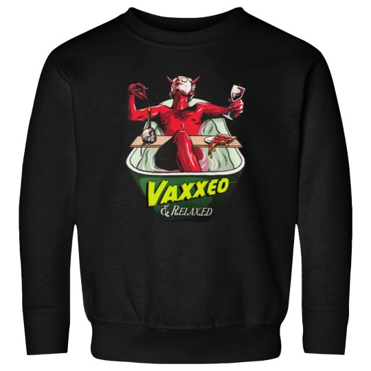 Discover Vaxxed and Relaxed Sticker Sweatshirts