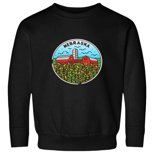 Discover Nebraska Wesleyan Prairie Wolves Sticker Sweatshirts