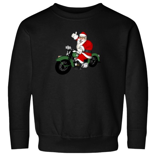 Discover Vintage Biker Santa Claus Sweatshirts
