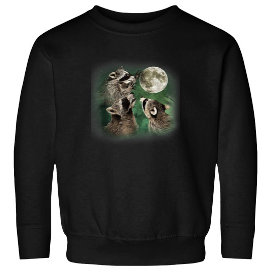 Discover Three Raccoon and Moons Sweatshirts