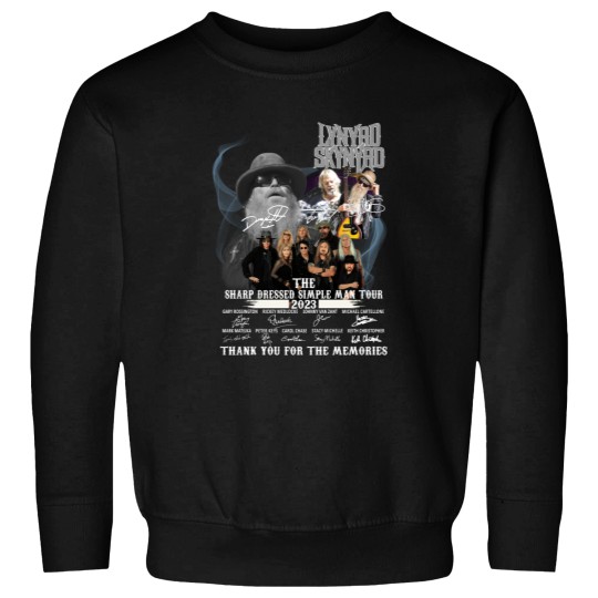 Discover The sharp dressed simple man tour zz top lynyrd skynyrd signatures 2023 Sweatshirts
