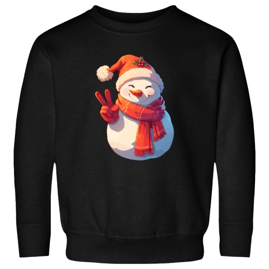 Discover Cute Christmas Snowman 02 Sweatshirts