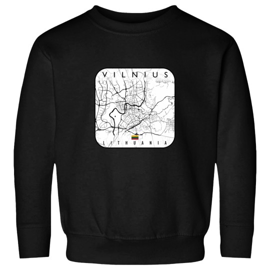 Discover VILNIUS MAP LITHUANIA (1)VILNIUS MAP LITHUANIA (1) Sweatshirts