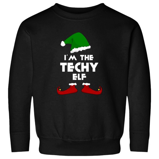 Discover I'M The Techy Elf - Family Funny Christmas Shirts Sweatshirts