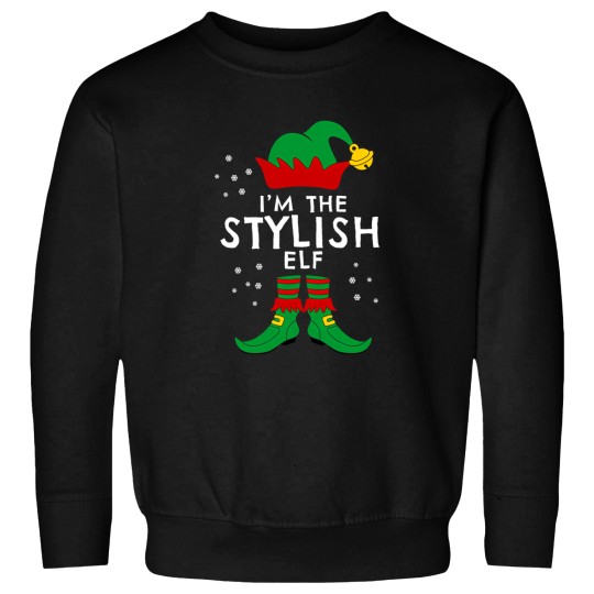 Discover I'M The Stylish Elf Family Matching Christmas 2020 Sweatshirts